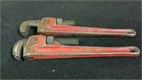 2PROTO Straight Pipe Wrench: 14" OAL, Steel
