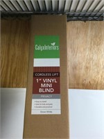 New 3pk Cordless Lift 1in Vinyl Mini Blinds