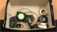 Tape measures and electrical tape
