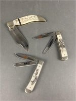 Vintage Case War Series Pocket Knives & More