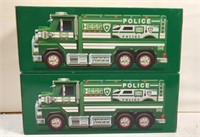 New Lot of 2 Hess Police Truck