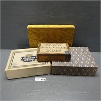 Ludens Candy Boxes & Cigar Box - Golden Glory