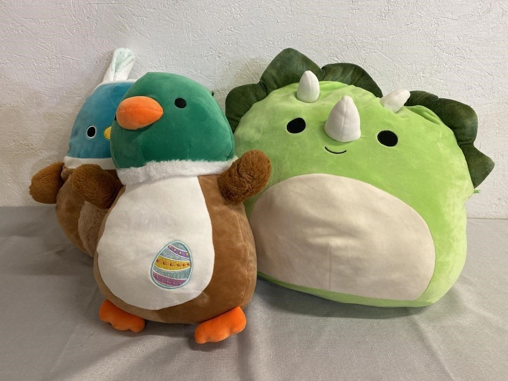 Lot of 3 Squishmallows