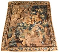 Aubusson The Sacrifice of Isaac Tapestry, 18th C.