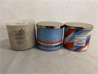 3 Bath And Body Works Candles