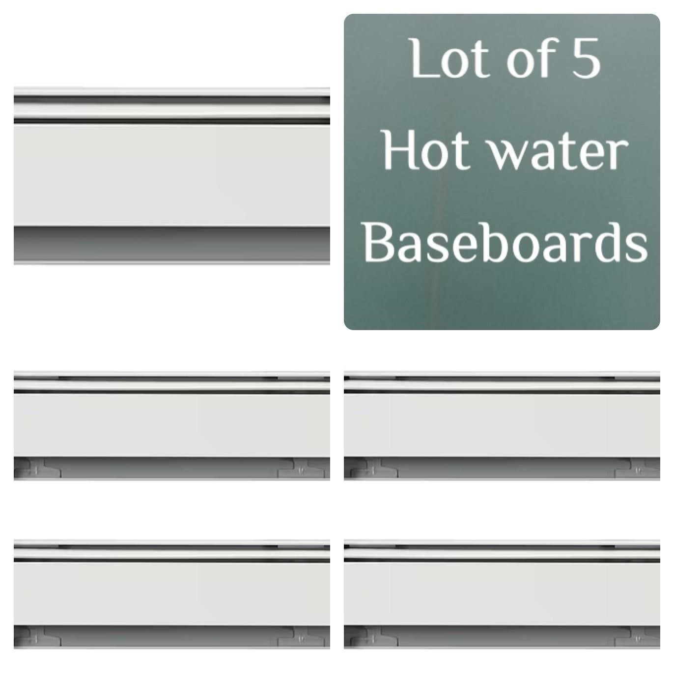 Lot of 5 - Hot Water Baseboards