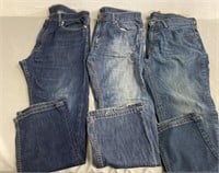 3 Levi’s Jeans Size 34x30