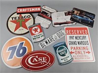 Vintage Tin Advertising Signs & More!