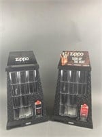 Vintage Zippo Display Cases
