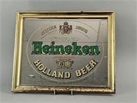 Vintage Heineken Beer Sign Mirror