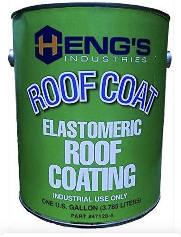 Heng’s Roof Coat Elastomeric Roof Coating. Gallon