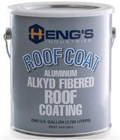 Heng’s Roof Coat Aluminum Alkyd Fibered Roof