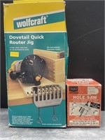 Dovetail Quick Router Jig and a vintage Craftsman