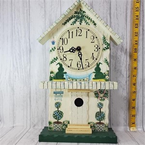 Decorative House Clock with little wear