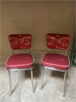 2 Retro Dining Chairs