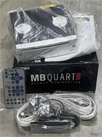 (2) MB Quart Nautic Audio WBB-DVD Slave DVD Player