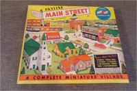 Vintage Skyline Main Street  Miniature Village