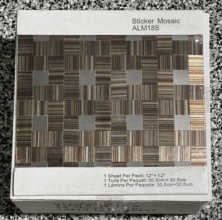 24 sq ft Sticker Mosaic ALM188 Back Splash Tile