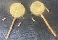 HAND RATTLE DRUMS