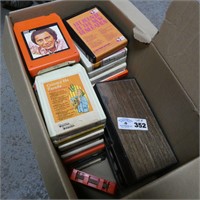 Assorted 8 Track Tapes