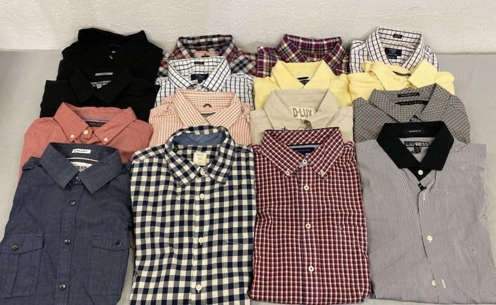 16 Men’s Button Up Shirt Size Large