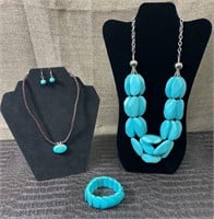 MIXED LOT TURQUOISE JEWELRY