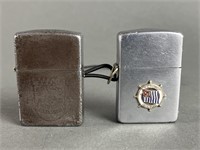 2 Vintage 1950's Zippo Lighter