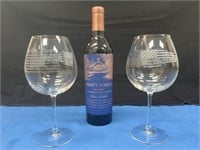 We The People Wine Glasses and Liberty