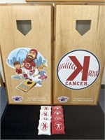 K Cancer Cornhole Official Event Boards with