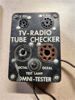 Unknown make TV-Radio Tube Checker. Untested.