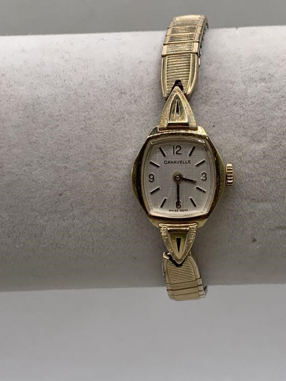 SIGNED CARAVELLE LADIES WATCH