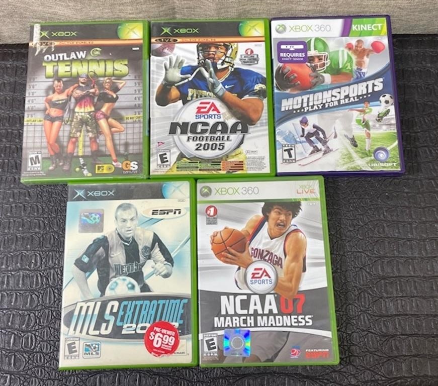 MIXED LOT XBOX VIDEO GAMES