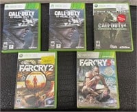 MIXED LOT XBOX 360 VIDEO GAMES