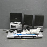 Sony CD/DVD Player - ONN Disc Player w/ Speakers