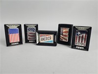 Zippo American Flag Lighters & More!