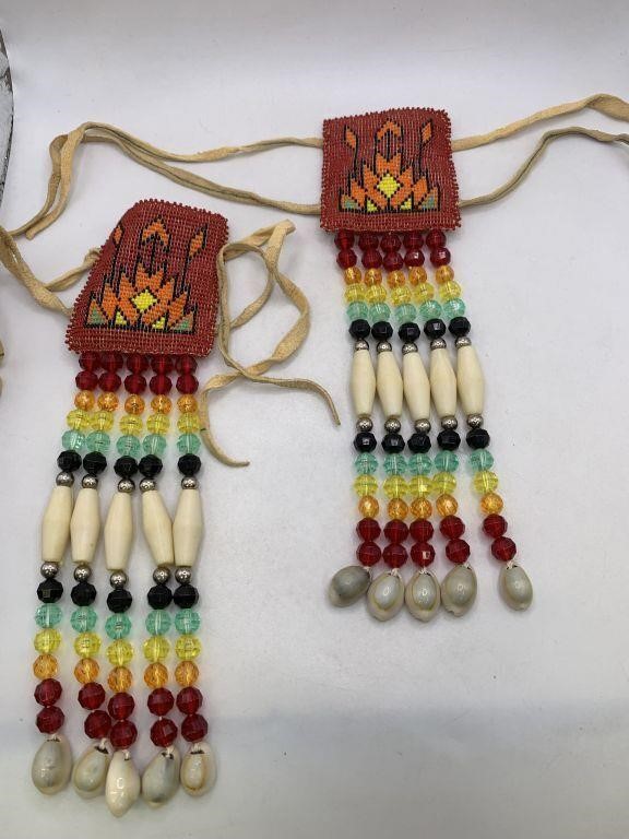 PAIR OF NATIVE AMERICAN ARM BANDS