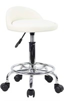 $82 PU Leather Round Rolling Stool