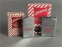 Coca-Cola Zippo Lighters