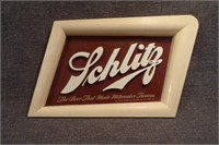 Vintage 1947 Schlitz Beer Sign Plastic Wall Hanger