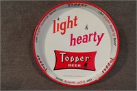 Vintage Topper Beer Light & Hearty Beer Tray