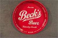 Vintage Beck's Buffalo's Best Beer Tray