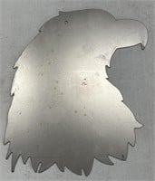 (5) Steel Laser Cut Wall Art Eagle Head
