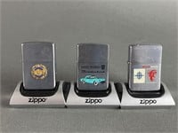 Vintage Ford Lincoln Zippo Lighters