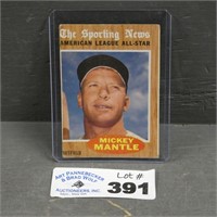 1962 Topps Mickey Mantle Baseball Card