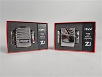 Zippo Armor Bolts & Zipper Design Lighters