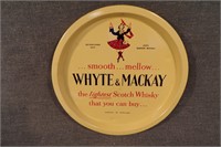 Vintage Whyte & Mackay Scotch Whisky Metal Tray
