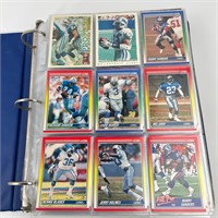 1990s Football Cards Albums - Barry Sanders, etc