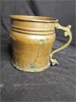 Vintage large copper mug