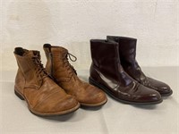 2 Pairs of Men's Boots- Size 10.5