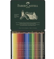 New Sealed Set of 24 PCs Faber Castell polychrome